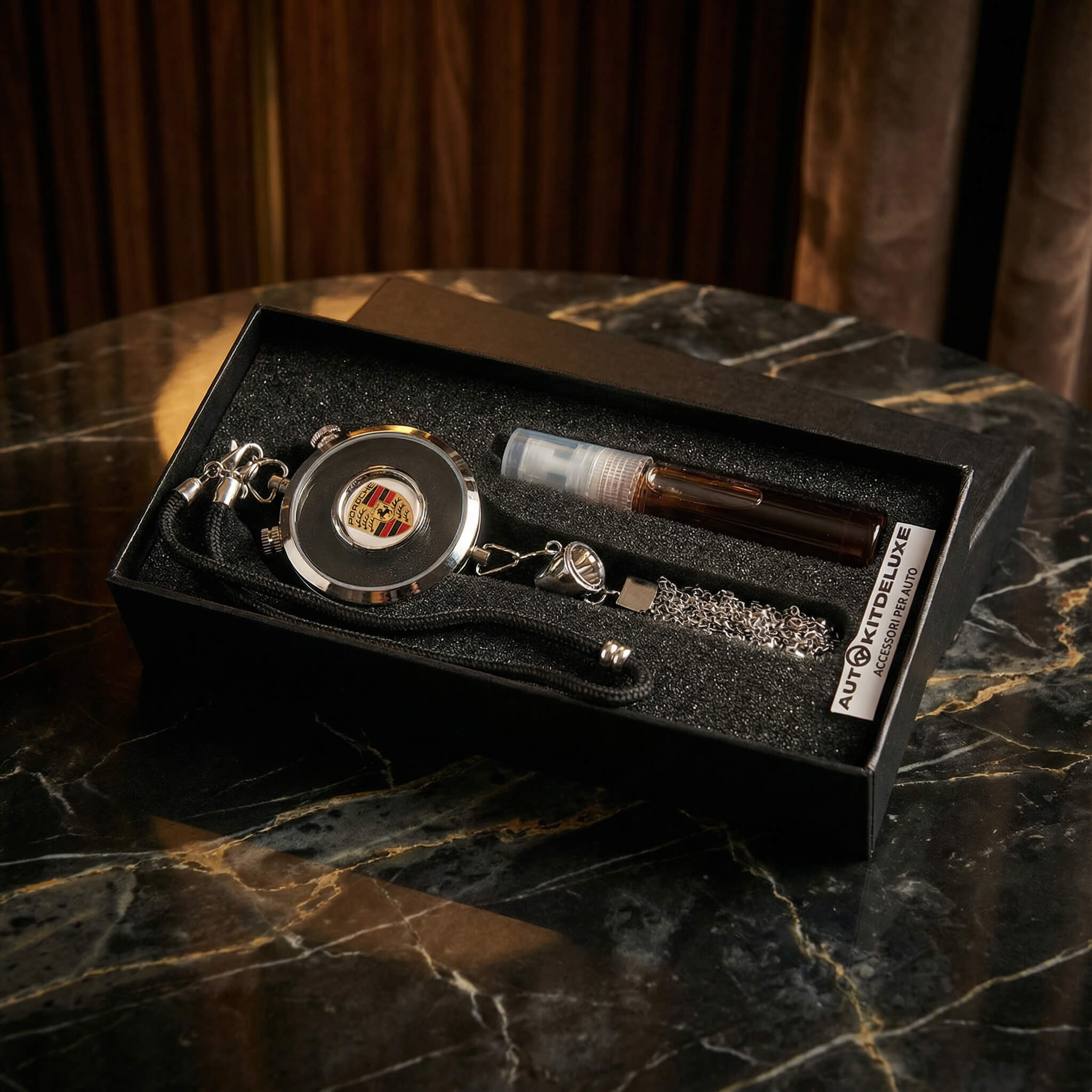 PROFUMATORE PER AUTO CON LOGO (Profumo incluso)