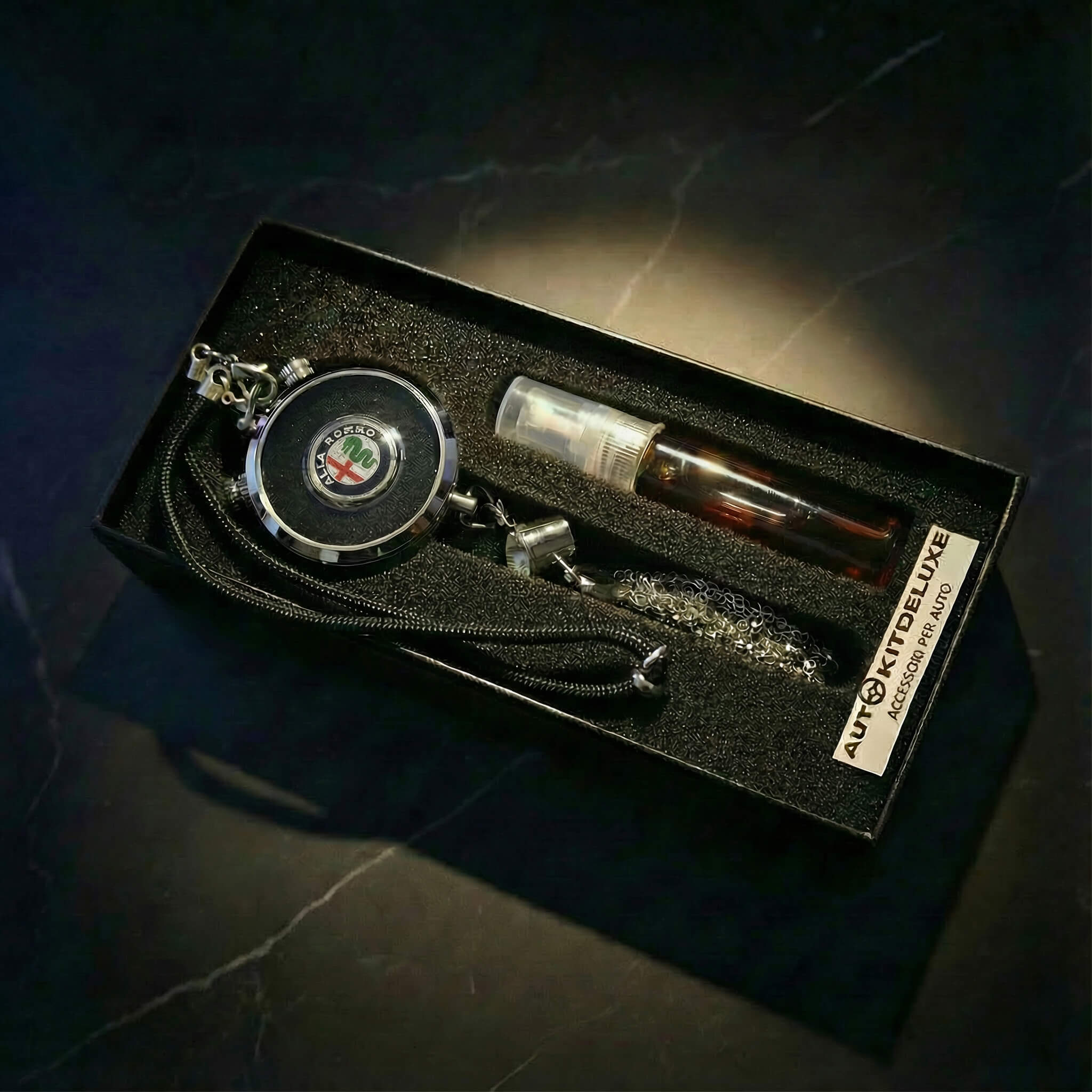 PROFUMATORE PER AUTO CON LOGO (Profumo incluso)