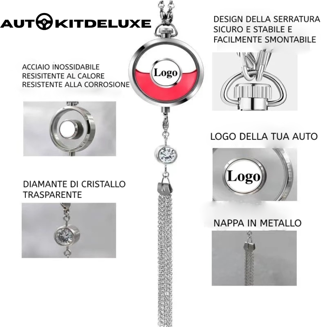 PROFUMATORE PER AUTO CON LOGO (Profumo incluso).